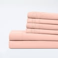 thumbnail image 1 of Modern Threads 6-Piece 21" Extra Deep Pocket Cloud Pink Microfiber Sheet Set, Queen, 1 of 4