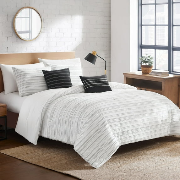 Modern Threads 5-Piece Dixie Jacquard Microfiber Comforter Set, Queen