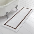 thumbnail image 1 of Modern Threads Geometric Brown Mocha Cotton Rug Runner, 1'8" x 5'', Reversible, 1 of 2