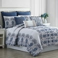 thumbnail image 1 of Modern Threads Karina 8-Piece Floral Adult Comforter Set, King, 1 of 5