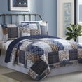 thumbnail image 1 of 100% Cotton 2 Piece Printed Reversible Quilt Set - Laura Twin, 1 of 5
