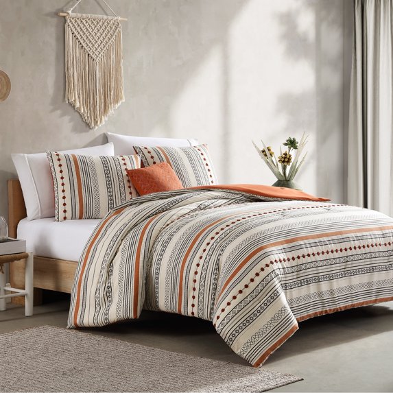 Modern Threads Layne 4-Piece Printed Adult Comforter Set, King