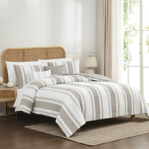 Modern Threads Lonnie 5-Piece Jacquard Comforter Set, Queen