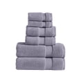 thumbnail image 1 of Modern Threads Luxury Cotton 6-Piece Quick Dry Towel Set, Lilac Marble, 1 of 4