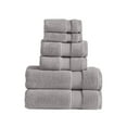 thumbnail image 1 of Modern Threads Luxury Cotton 6-Piece Quick Dry Towel Set, Stone, 1 of 4
