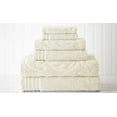 thumbnail image 1 of Modern Threads Medallion Swirl 6-Piece Adult Cotton Bath Towel Set, Ivory, 1 of 2