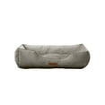 thumbnail image 1 of Modern Threads Medium Luxury Velvet Tufted-Style Dog Bed, Light Gray, 1 of 5