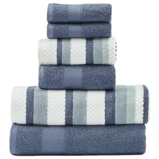 Modern Threads Monroe 6-Piece Yarn Dyed Jacquard Towel Set - Dark Sage