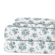 Modern Threads Printed 4 Piece Sheet Set, Forever Roses, King