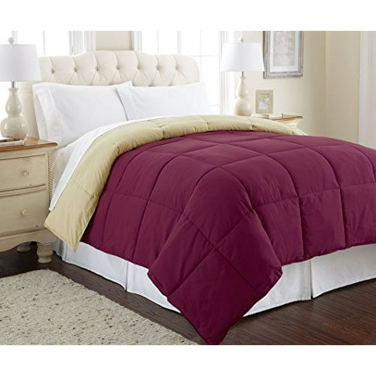 Modern Threads Reversible Anemone & Wheat All-Season Down Alternative Adult  Bed Comforter, King