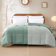 Modern Threads Reversible Ivy & Sage All-Season Down Alternative Adult Bed Comforter, Queen