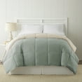 thumbnail image 1 of Modern Threads Reversible Sage & Almond Adult Down Alternative Comforter, Queen, 1 of 2