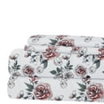 thumbnail image 1 of Modern Threads 3-Piece Rose Bloom Printed Bed Sheet Set, Twin, 1 of 4