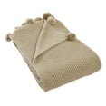 thumbnail image 1 of Modern Threads Sand Brown Acrylic Throw, 70" x 50", 1 of 3