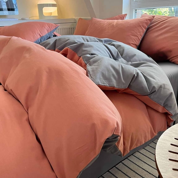 Modern Threads Soft Microfiber Solid Sheets - Luxurious Microfiber Bed Sheets - Four Piece Bedding Set Made of-Grade Washed Fabric (I)