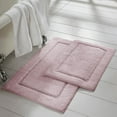 thumbnail image 1 of Modern Threads Solid Loop Red 100% Cotton Bath Rug Set,17 x 24 In, Non-Slip Backing (2 Count), 1 of 2