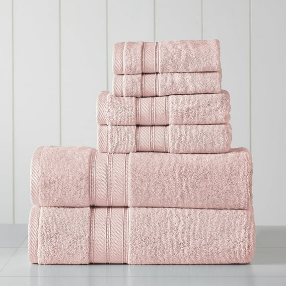 Modern Threads SpunLoft™ 6 Piece Adult Towel Set, Blush Pink