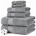 thumbnail image 1 of Modern Threads SpunLoft™ 6 Piece Adult Towel Set, Charcoal, 1 of 11