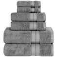 thumbnail image 1 of Modern Threads SpunLoft™ 6 Piece Adult Towel Set, Charcoal, 1 of 7