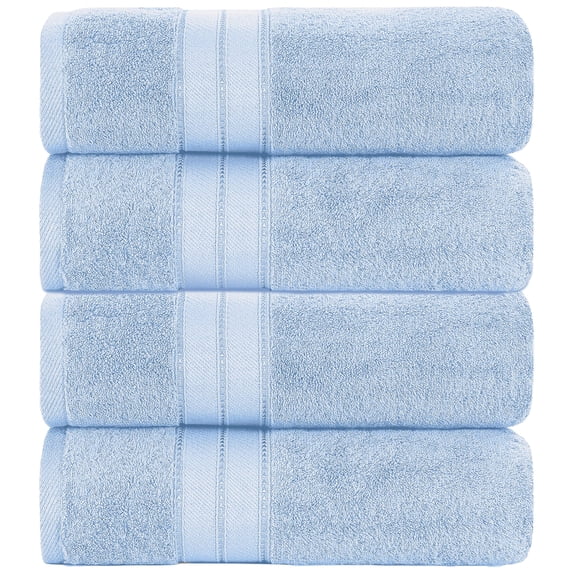 Modern Threads SpunLoft™ Adult Bath Towel, Blue (4 Pack)