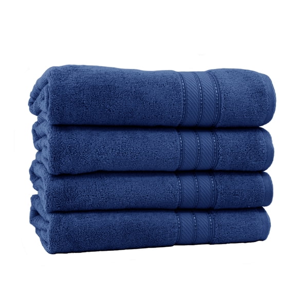 Modern Threads SpunLoft™ Adult Bath Towel, Navy (4 Pack)