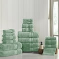 thumbnail image 1 of Modern Threads Spunloft™ 18 Piece Luxury Adult Bath Towel Set, Eucalyptus, 1 of 2