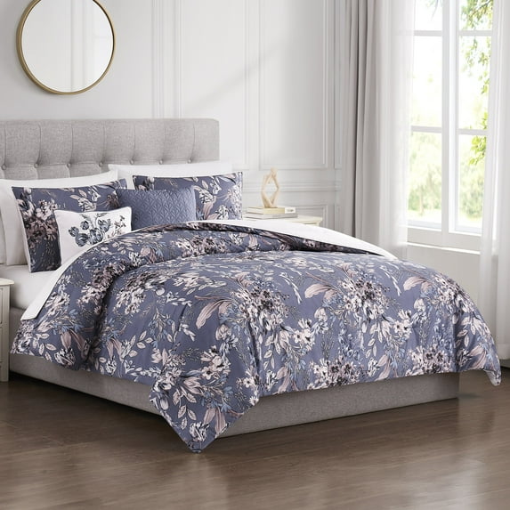 Modern Threads Thea 5-Piece Printed Comforter Set, Queen