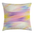 thumbnail image 1 of Modern Throw Pillow Cushion Cover, Gradient Color Tone with Shady Effect Digital Artistic Contemporary Image, Decorative Square Accent Pillow Case, 24 X 24 Inches, Yellow Purple Peach, by Ambesonne, 1 of 2