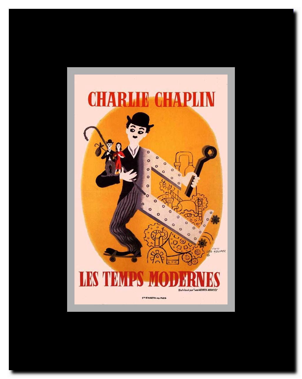 Modern Times Framed Movie Poster