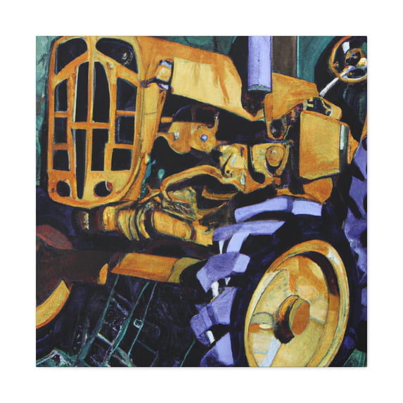 Modern Tractor Splendor - Canvas
