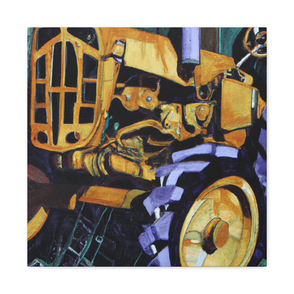 Modern Tractor Splendor - Canvas