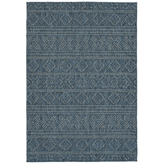 Modern, Transitional, Geometric, Southwestern, Textured High-Low Cut & Loop 2' x 3' Rectangle Throw Rug