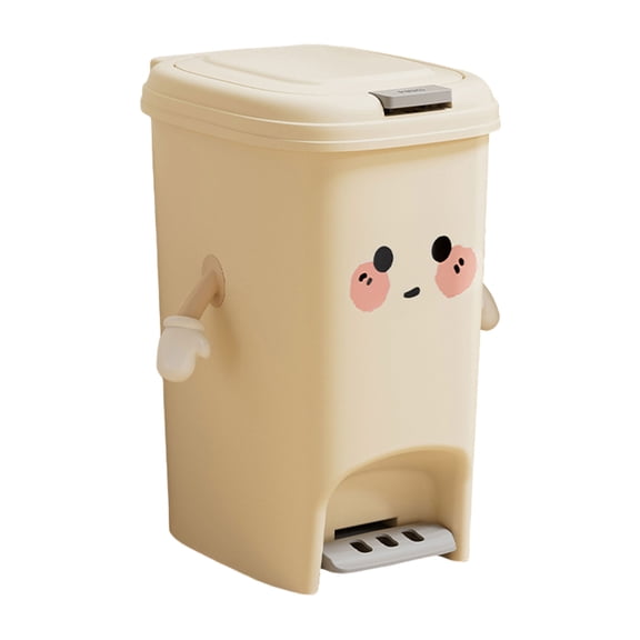 Modern Trash Can Double Lid Garbage Bin with Double Opening Way 8L 10L 15L for Kitchen and Use