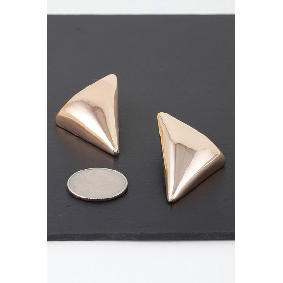 Modern Triangular Stud Earrings