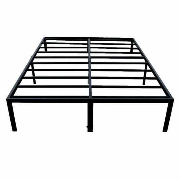 [Luckynote]Modern Twin Steel Black Platform Foundation