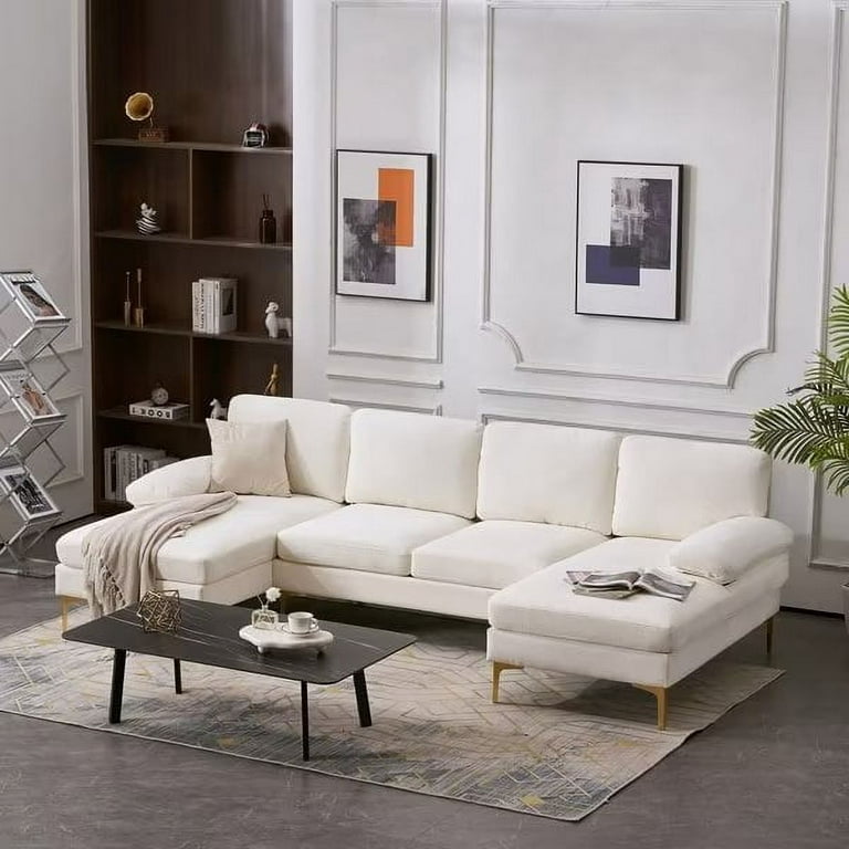 Modern U Shaped Sectional Sofa Couch