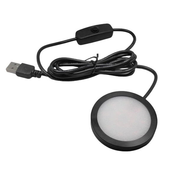 Modern USB Power Table Lamp Cabinet Puck Light 5V3W LED For Dorm Rooms Car Sport Lamp