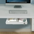 Modern Under Desk Mounted Sliding Pullout Drawer, For Sit Stand
