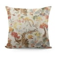 thumbnail image 1 of Modern Unicorn Toile Pattern Floral Rainbow Stars Design by Daphne Polselli Throw Pillow,, Pink, 1 of 5