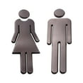 Modern Universal Bathroom Signage, Men Women Toilet Symbol Sign for ...