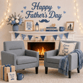 thumbnail image 1 of Modern Upholstered Accent Chair Set of 2, Mid Century Cozy Fabric Armchair with Button Tufted Back and Wood Legs, Comfy Reading Chair for Bedroom, Living Room, Office, or Cafe (Light Grey), 1 of 13