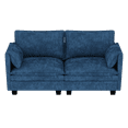 thumbnail image 1 of Modern Upholstered Loveseat, 2 Seaters Small Sofa Couch for Living Room Bedroom Apartment, 1 of 9