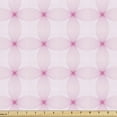 thumbnail image 1 of Ambesonne Modern Fabric by the Yard Upholstery, Pink Tangled Motifs, 1 Yard, Pale Pink, 1 of 5
