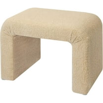 Modern Vanity Stool Chair for Make-up Room, Footrest for Couch Multi-Functional Footstool Ottoman for Living Room and Entryway