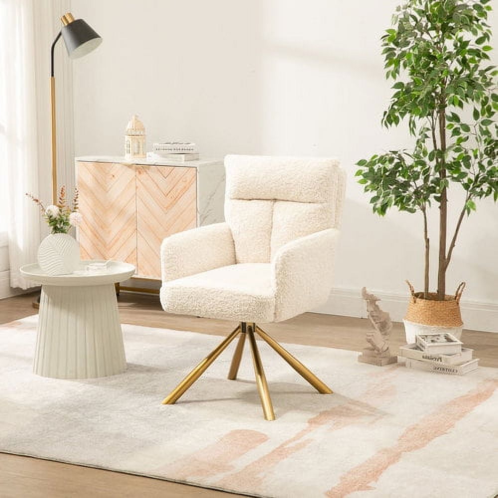 Modern Velvet Accent Chair Comfy Lounge Chair with High Back