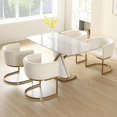 Modern Velvet Dining Chairs Set of 4 Contemporary Kitchen & Dining Room