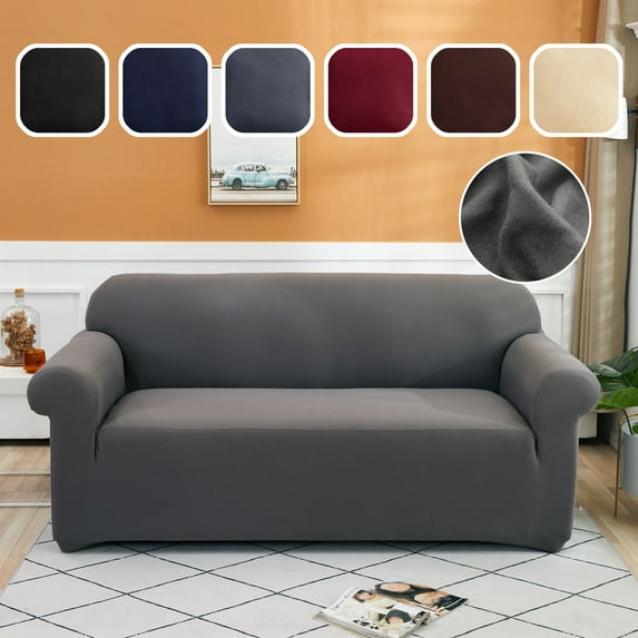 Modern Versatile Sofa Protector - Non-Slip, Scratch-Resistant, Fits Variety, Machine Washable, 100% Polyester - Bonus Pillowcase