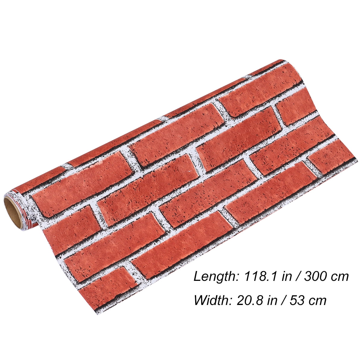 Modern Vintage Brick Textured Wallpaper Embossed 3D Wall Paper Rolls