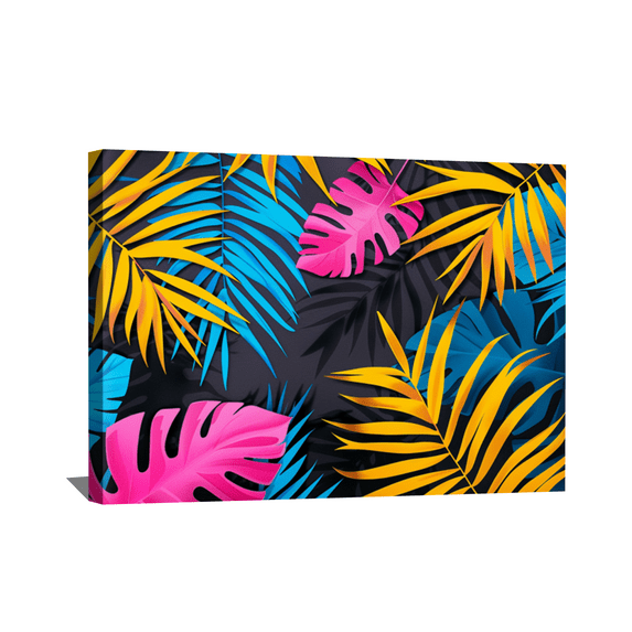 Modern Wall Art Modern Abstract Prints Abstract Wall Art Colorful Tropical Leaf Wall Art For Living Room Canvas Wall Art for Home Decoration