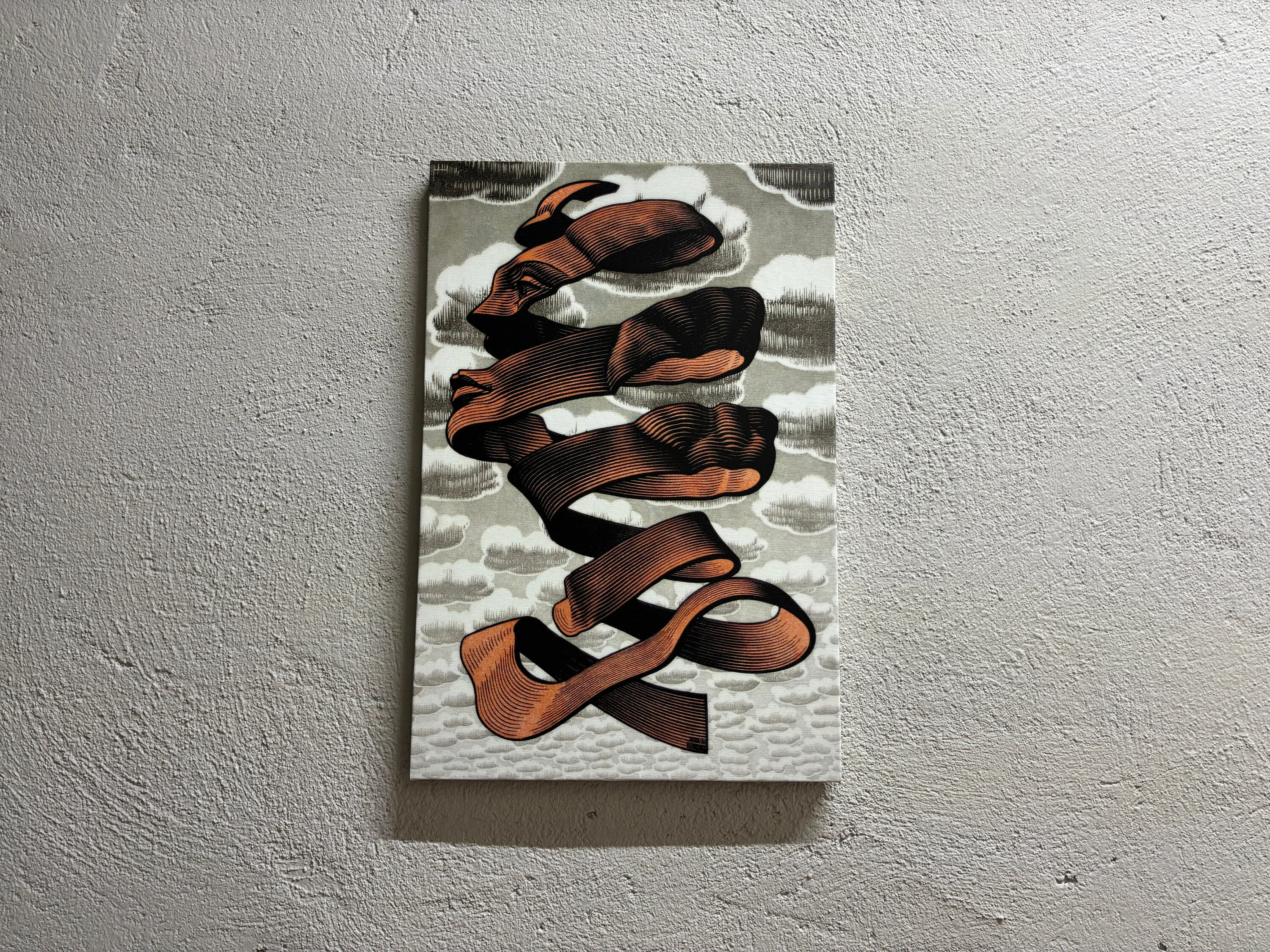 Modern Wall Art, Rind By MC Escher 3D Canvas, Maurits Cornelis Escher ...